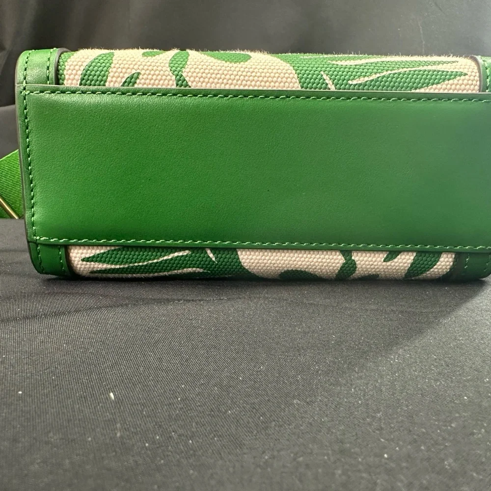 kate spade Green and Cream Mini Crossbody Tote - Picture 5 of 10